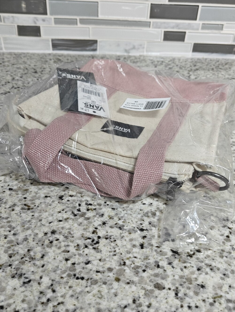 Vans Lil Pergs Tote Bag (Misty Mauve Pink) - Picture 7 of 10